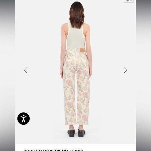 The Kooples- Ankle Jeans - Floral Jeans - Picture 4 of 14